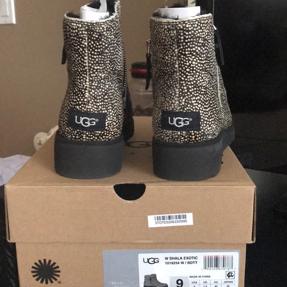 UGG Shoes - BRAND NEW Size 9 SHALA EXOTIC UGGS with shearling UGG Shoes - BRAND NEW Size 9 SHALA EXOTIC UGGS with shearling